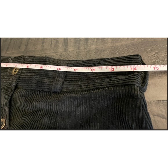 L&S Designs Vintage 90's Corduroy Button Down Long Cargo Skirt - Sz L - Picture 4 of 10